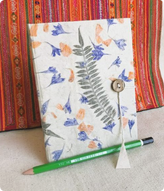Carnet de voyage en papier artisanal Lokta